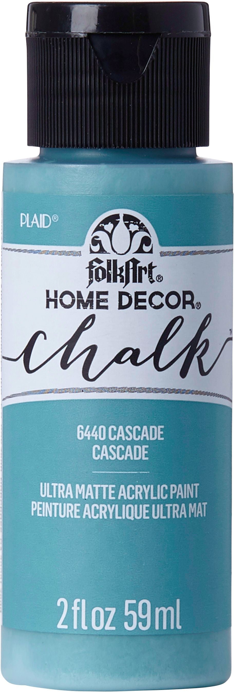 FolkArt Home Decor Chalk Paint 2oz White Adirondack