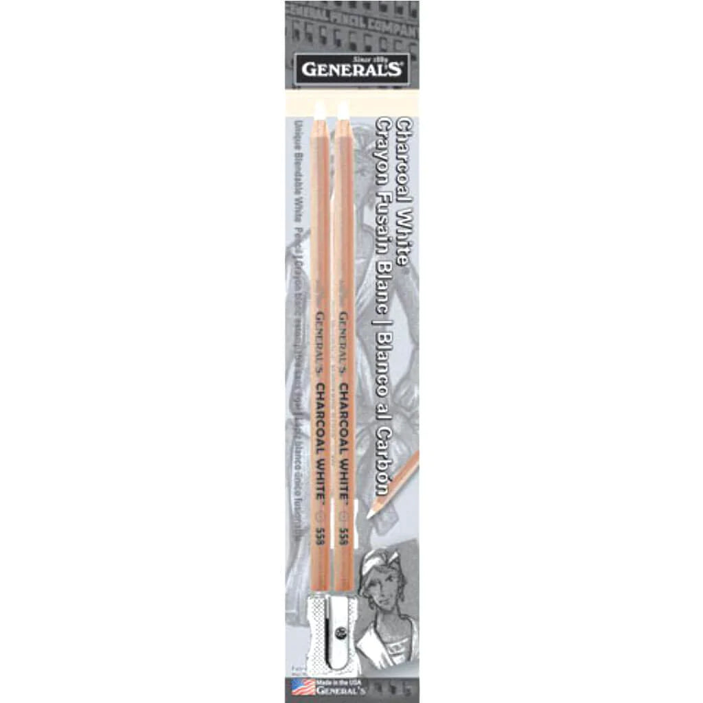 General's Charcoal Pencil - White