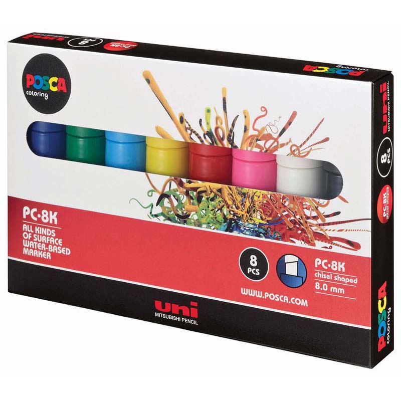 Mitsubishi uni Posca Paint Pens Markers, Bold 8K