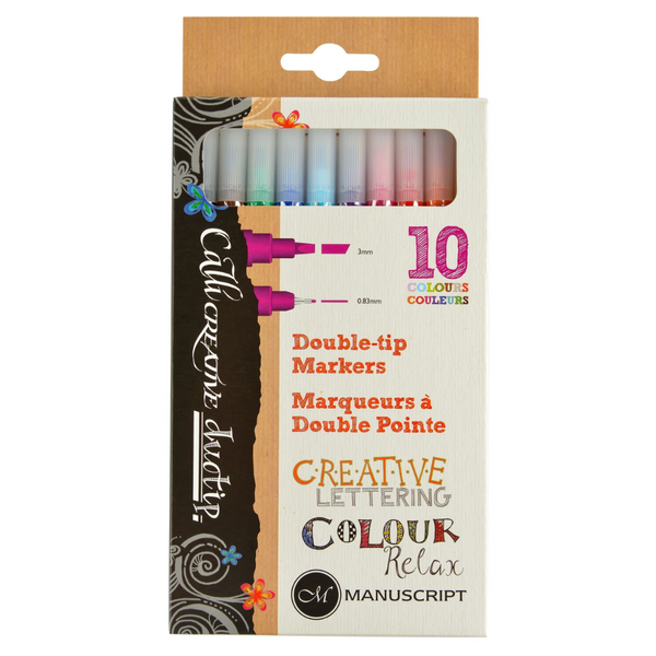 Manuscript Callicreative Duotip Markers Pack Of 10