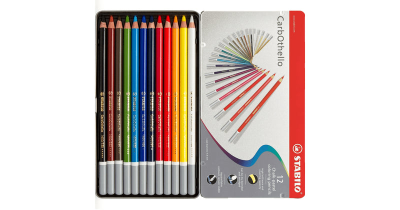 Stabilo Carbothello Chalk Pastel Pencils Set Of 12