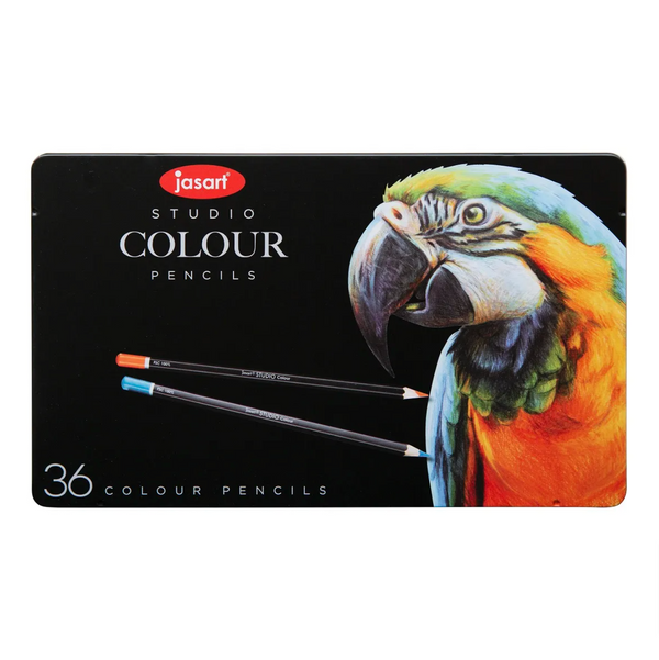 Jasart Studio Colour Pencil Tin of 36