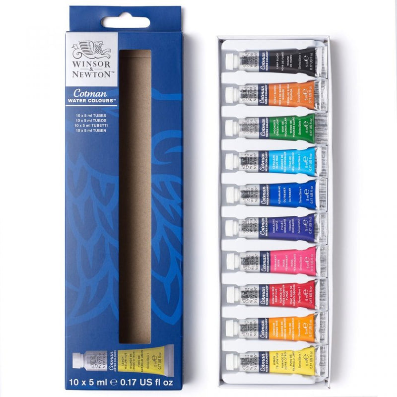 Winsor & Newton Cotman 5ml Arrival Set of 10