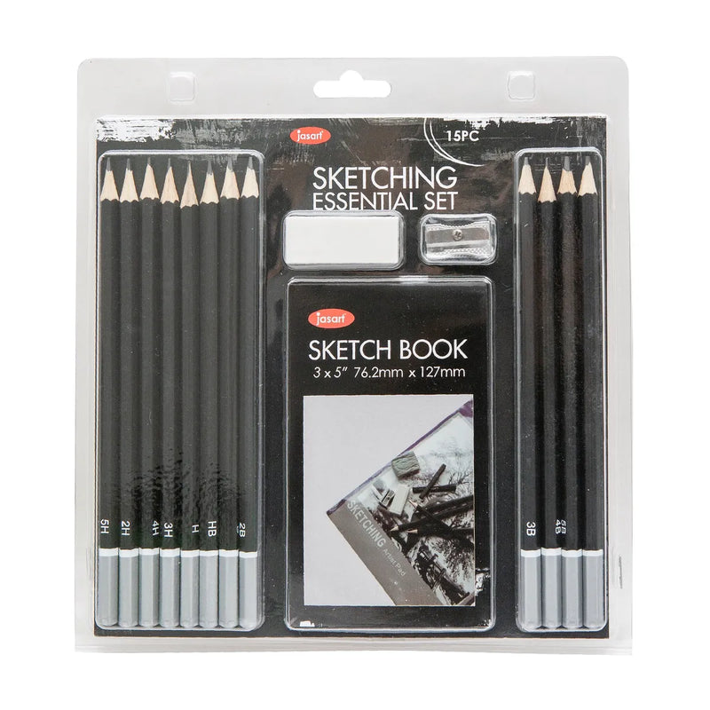 Jasart Essential Sketching Set Of 15