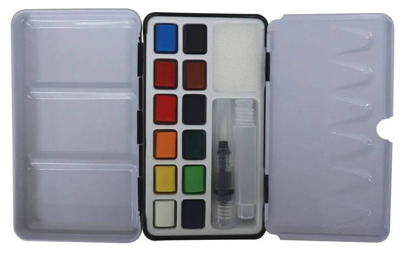 Jasart Byron Watercolour Pocket Set Of 12 - Primary