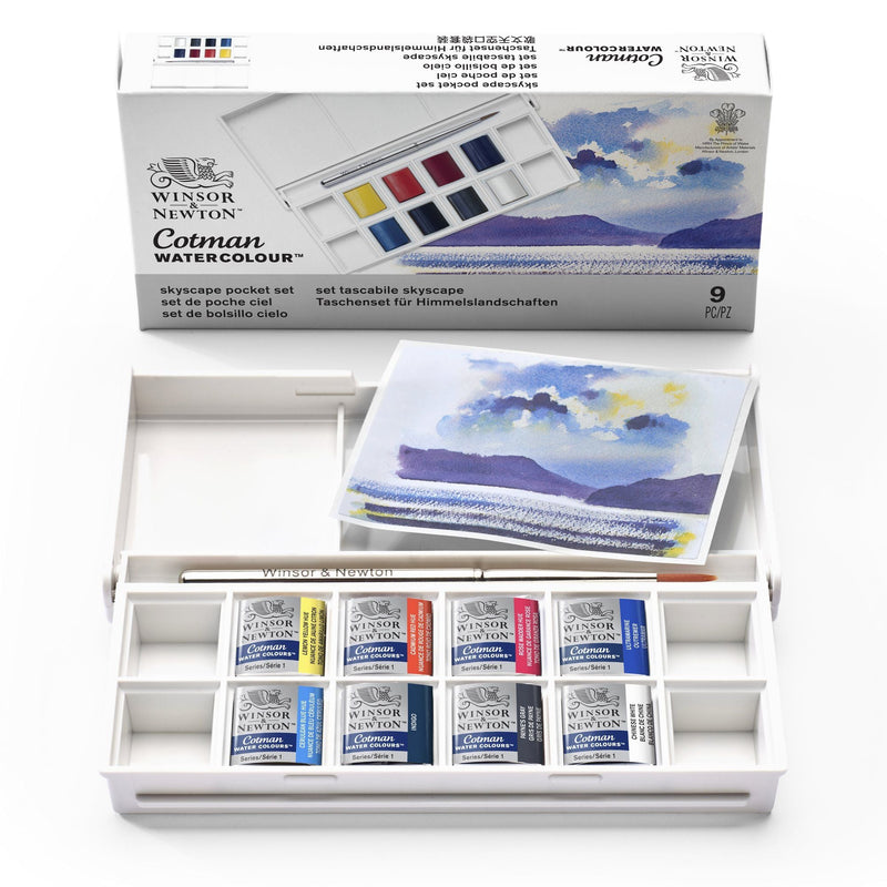 Winsor & Newton Cotman Watercolour Pocket Paint Set Skyscape