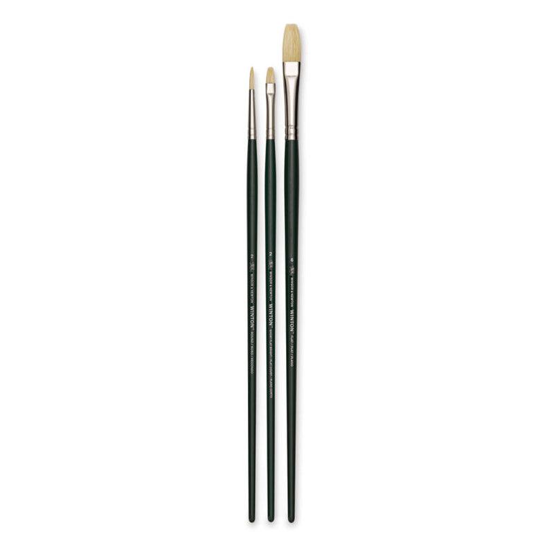 Winsor & Newton Winton Brush Long Handle V2 - Set Of 3