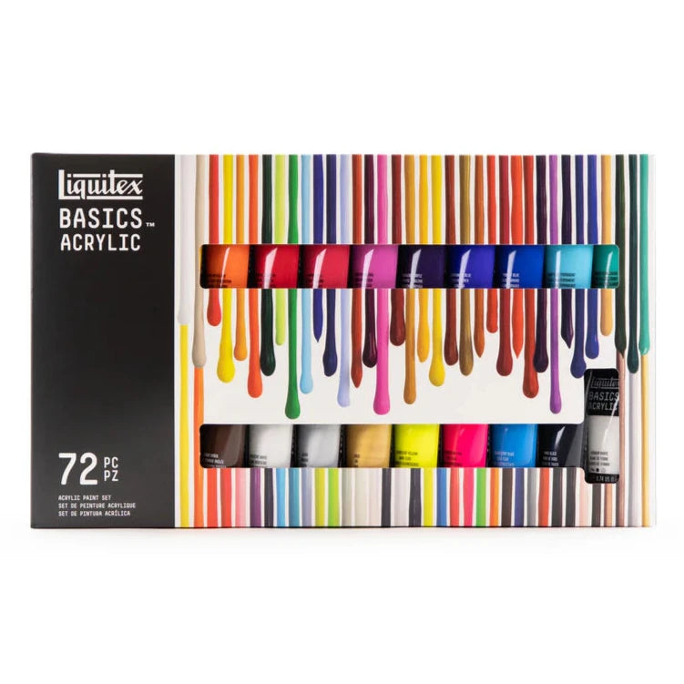 Liquitex Basics Acrylic Paints 22ml - Set of 72