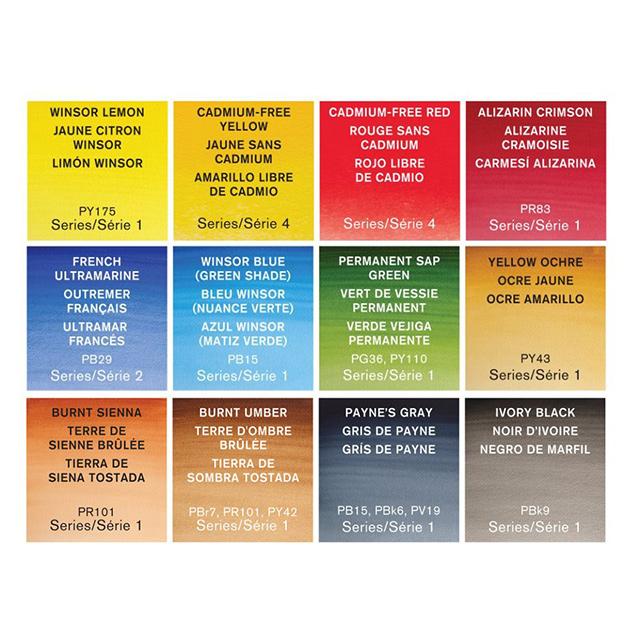 Winsor & Newton Professional Watercolour Field Pocket - Set Of 12 Half Pans