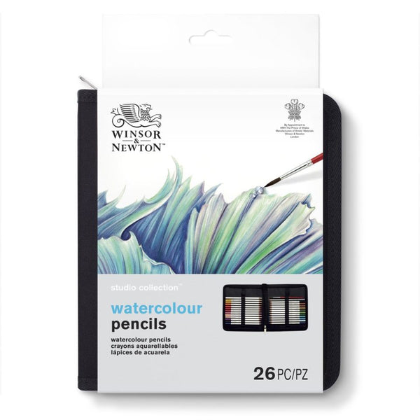 Winsor & Newton Watercolour Pencils Zip Case - Set Of 27