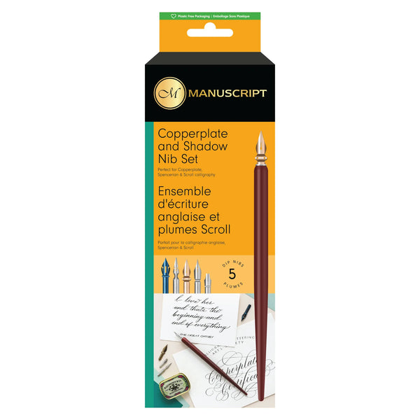 Manuscript Copperplate And Shadow Dip Pen Set