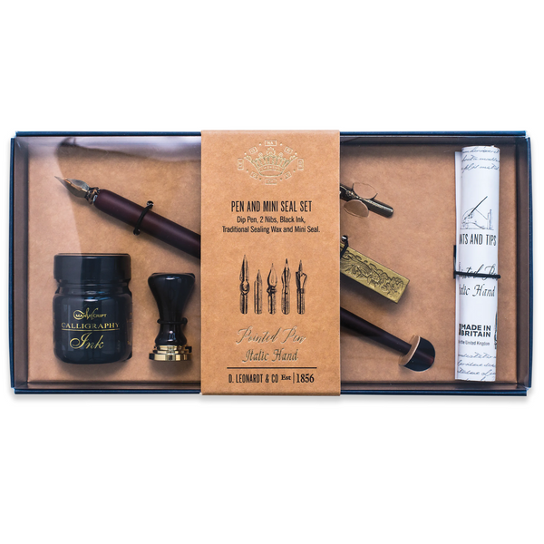 Manuscript Heritage Pen And Mini Seal Set