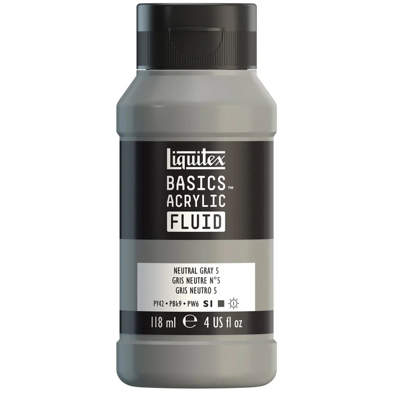 Liquitex Basics Acrylic Fluid Paints 118ml