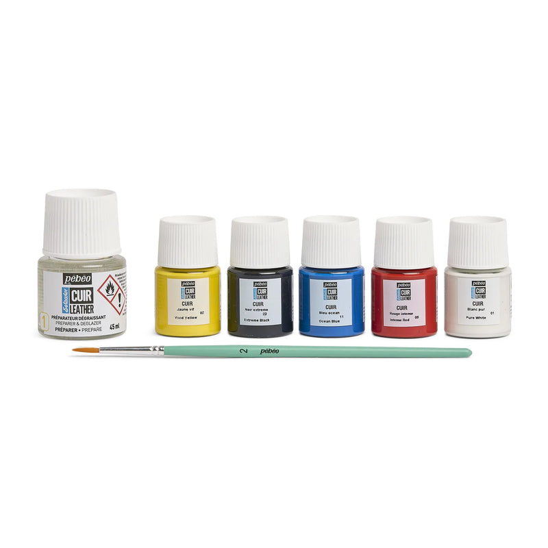 Pebeo Setacolor Leather Paint Starter Kit