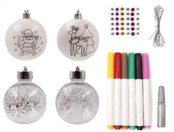 Boyle Christmas Baubles Paint Your Own Kit