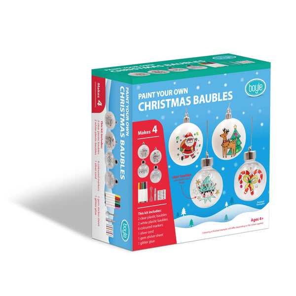 Boyle Christmas Baubles Paint Your Own Kit