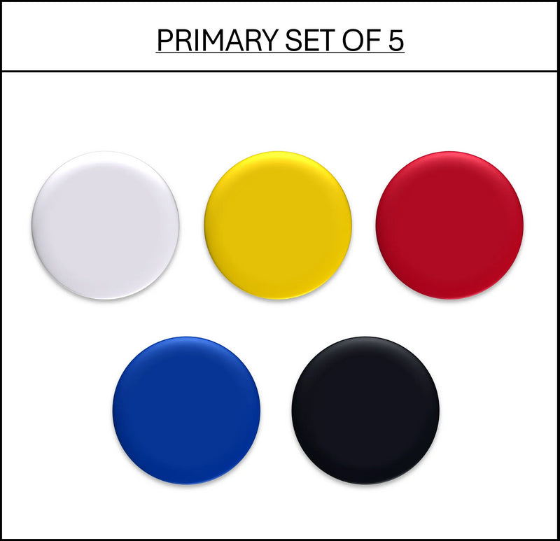 Jasart Byron Matte Acrylic 59ml Paint Set of 5 Primary Colours