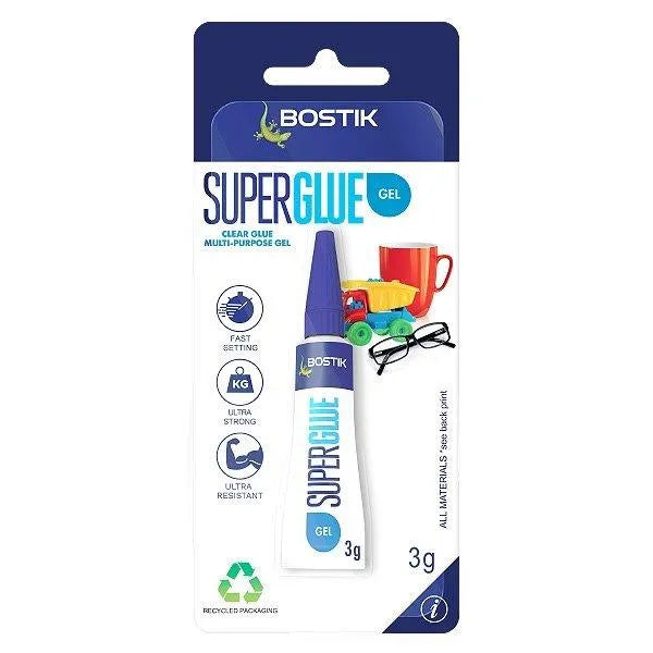 Bostik Super Glue Gel 3g