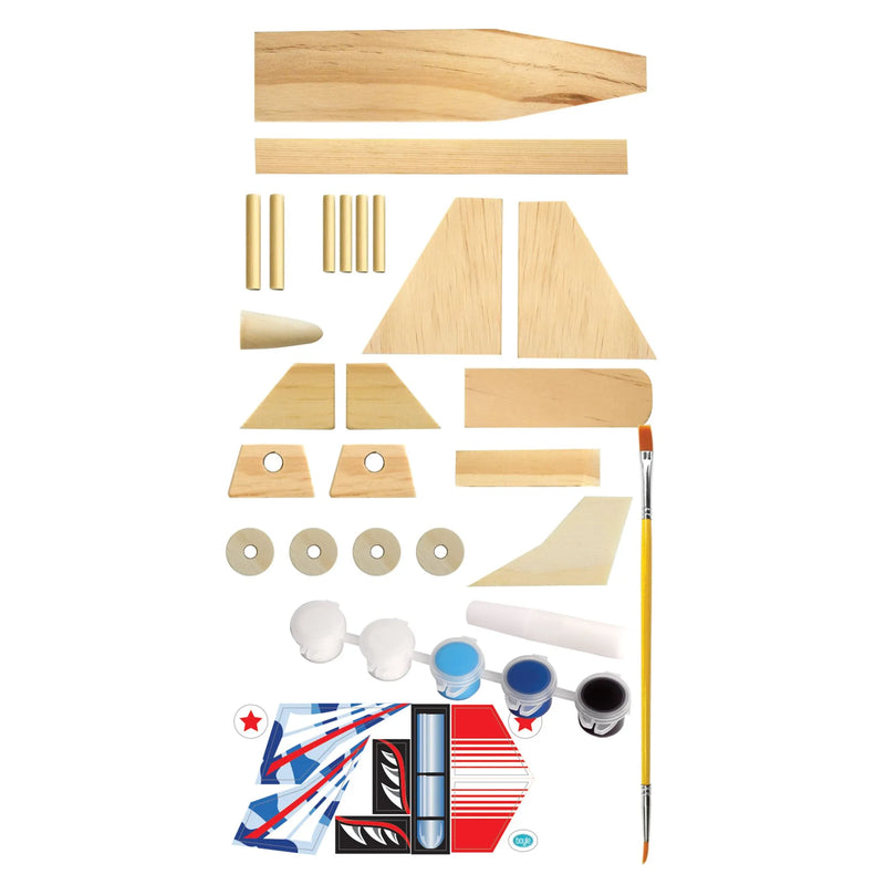 Boyle Jet Plane Wood Craft Project Kit