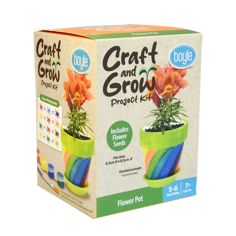 Boyle Craft & Grow Project Flower Pot