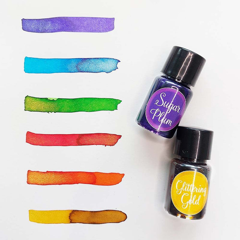 Manuscript Shimmering Rainbow Inks Set