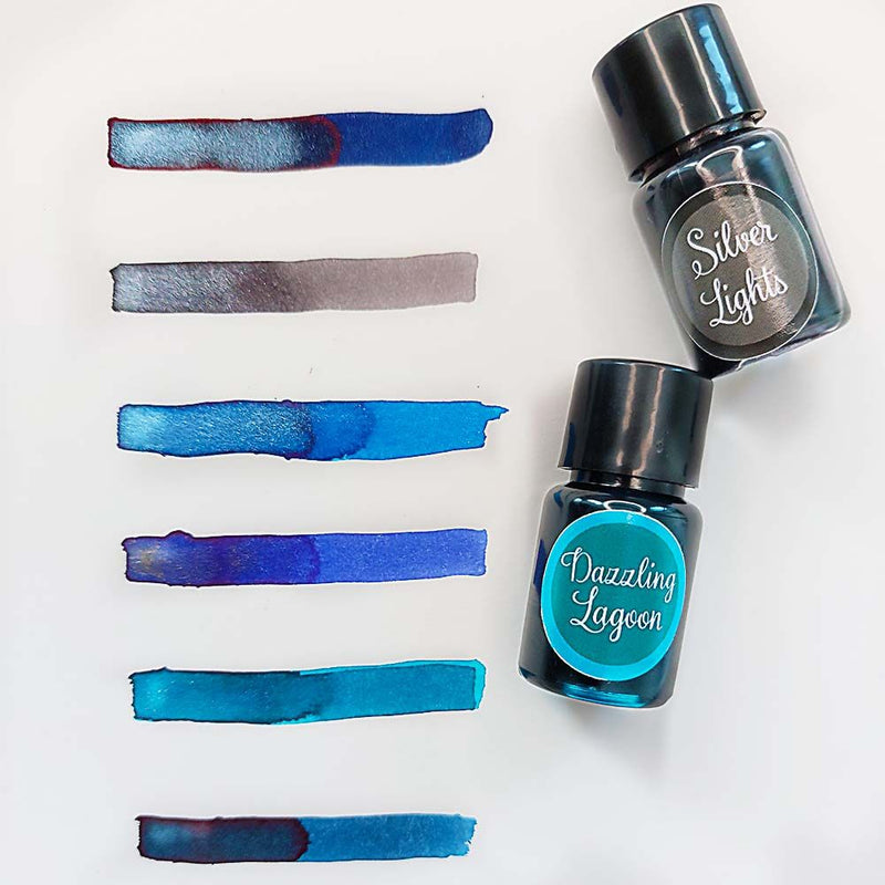 Manuscript Shimmering Ocean Inks Set