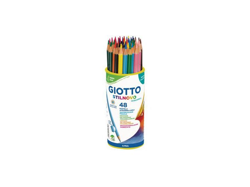 Giotto Stilinovo Aquarell Colouring Pencils Assorted Pot of 48