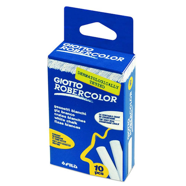 Giotto Robercolor White Chalk Hangsell Box of 10