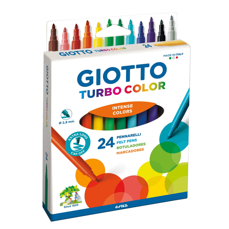 Giotto Turbo Colour Felts Set of 24