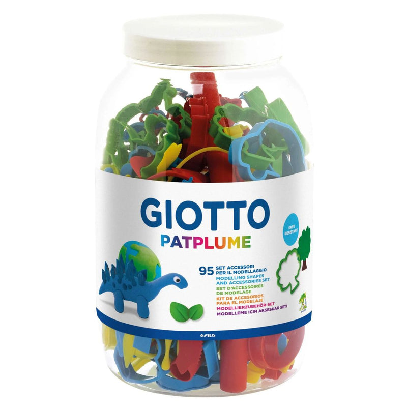 Giotto Patplume Assorted Modelling Acessories Jar of 95