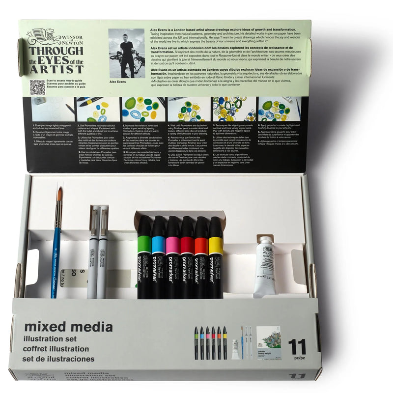 Winsor & Newton Mixed Media Illustration Set