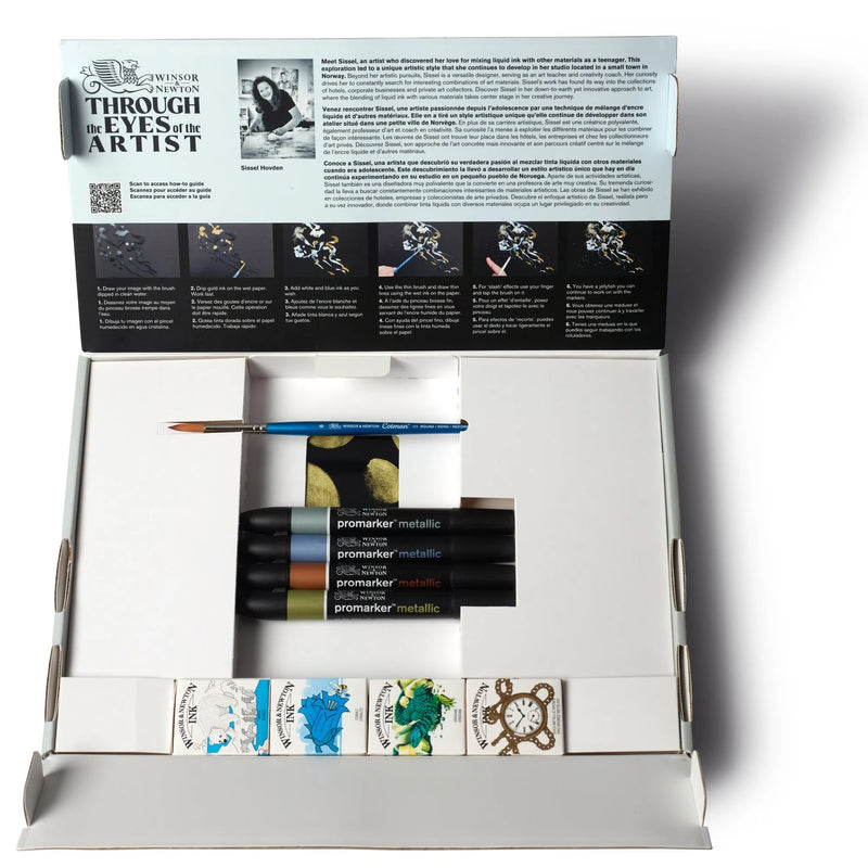 Winsor & Newton Mixed Media Metallic Set