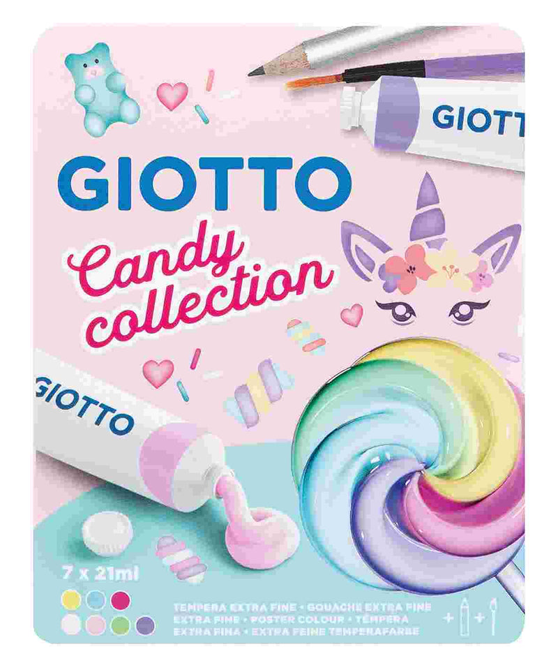 Giotto Candy Collection 21ml Poster Paints Box of 7