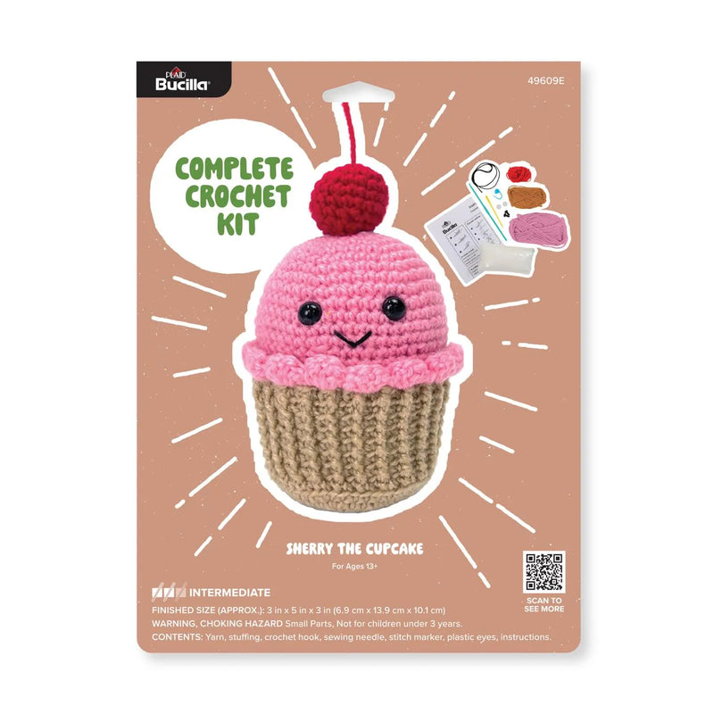 Bucilla Sherry The Cupcake Amigurumi Kit