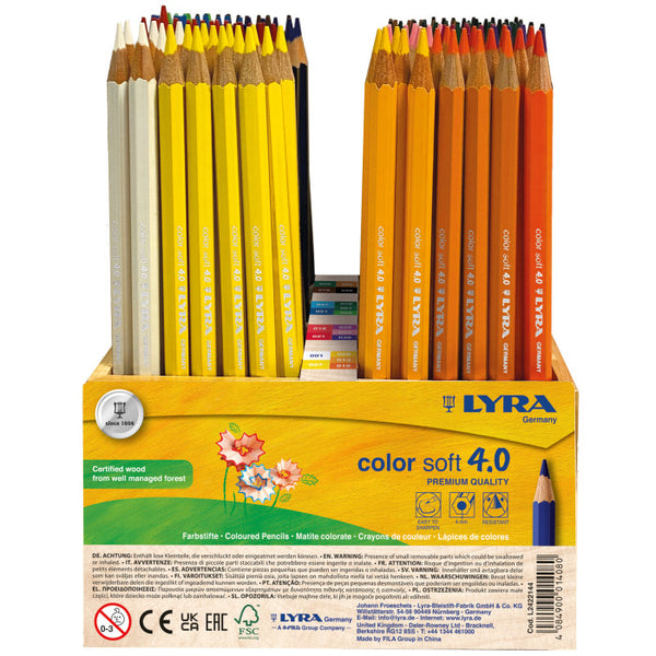 Lyra Color Soft 4.0 Assorted Colouring Pencils Set of 144