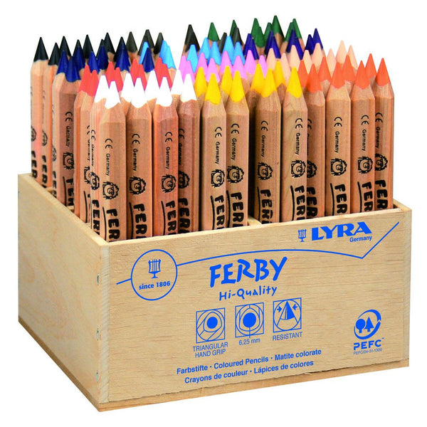 Lyra Ferby Nature Assorted Colouring Pencils Set of 96 Pieces