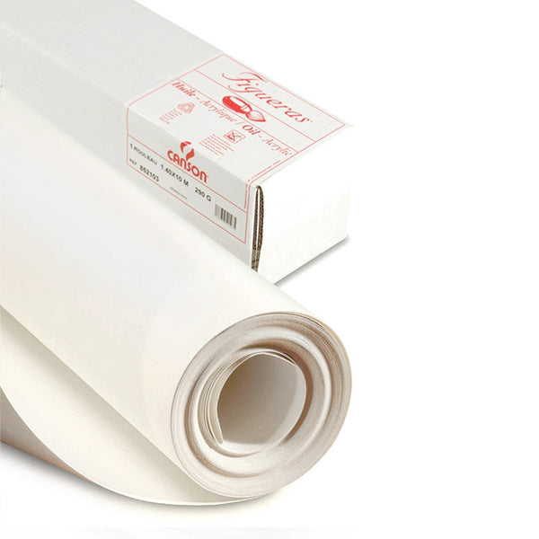 Canson Figueras 290gsm 1.4x10m Oil Painting Paper Roll