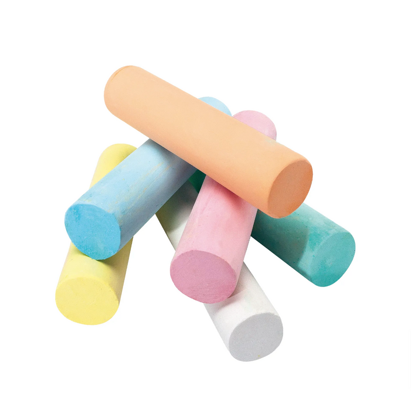 Giotto Be-Be Super Coloured Chalks Set of 6