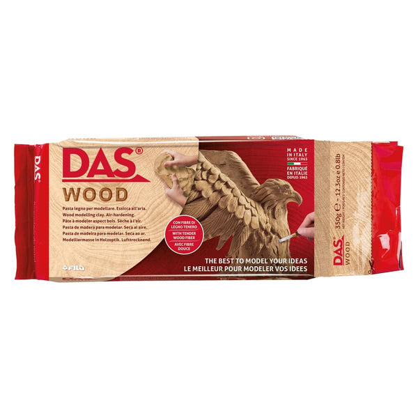 Das White Wood Air Dry Modelling Clay#Size_350G