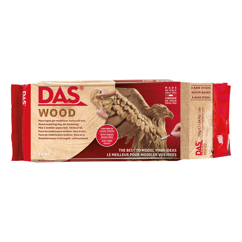 Das White Wood Air Dry Modelling Clay