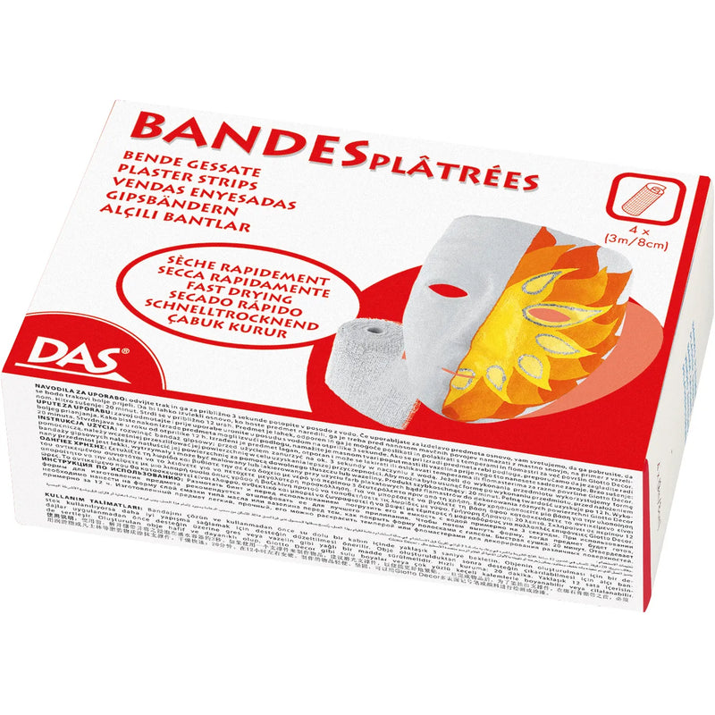 Das Plaster Strips 3m X 8cm Set of 4