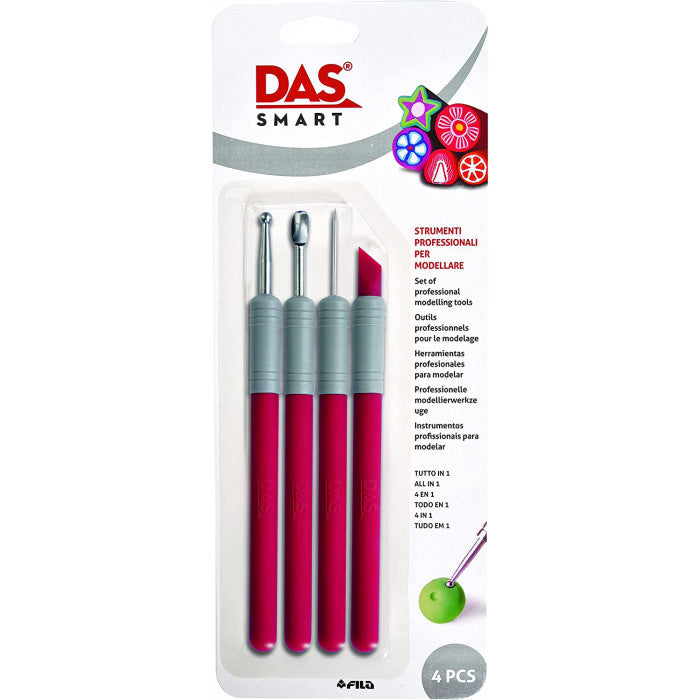 Das Smart Professional Modelling Clay Tools Set of 4