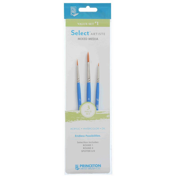 Princeton Select Artiste Brush Set No. 1 - Set of 3