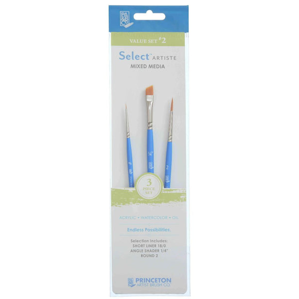 Princeton Select Artiste Brush Set No. 2 - Set of 3