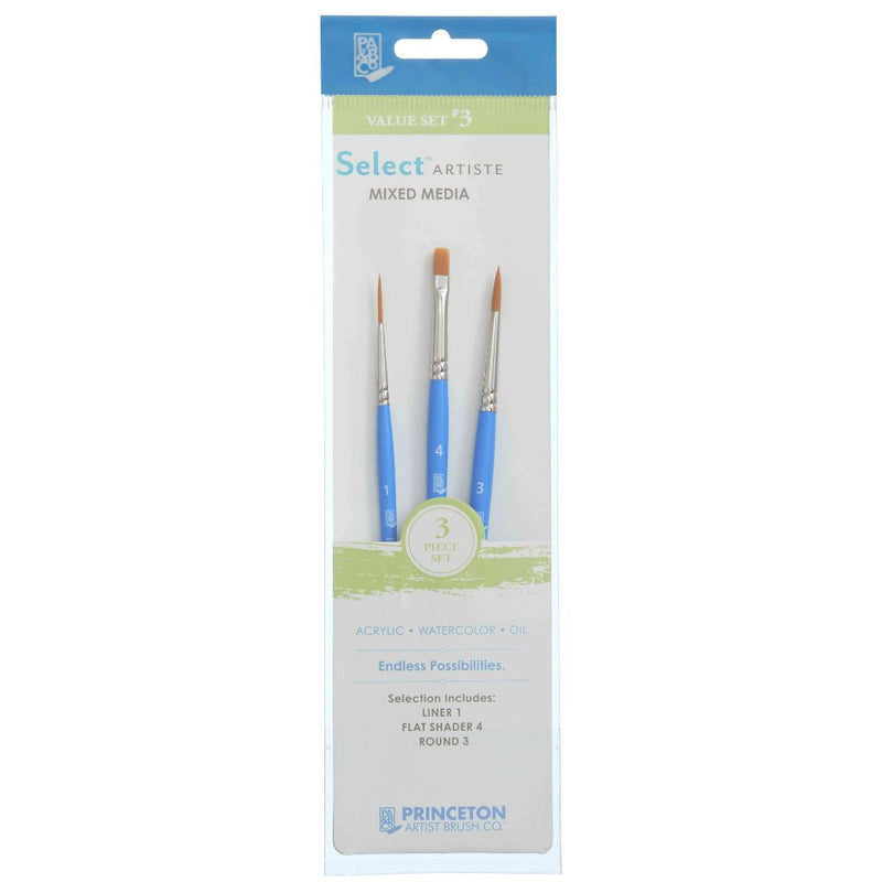 Princeton Select Artiste Brush Set No. 3 - Set of 3