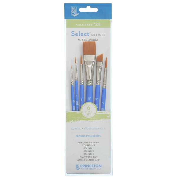 Princeton Select Artiste Brush Set No. 21 - Set of 6