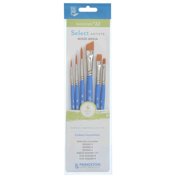 Princeton Select Artiste Brush Set No. 22 - Set of 6