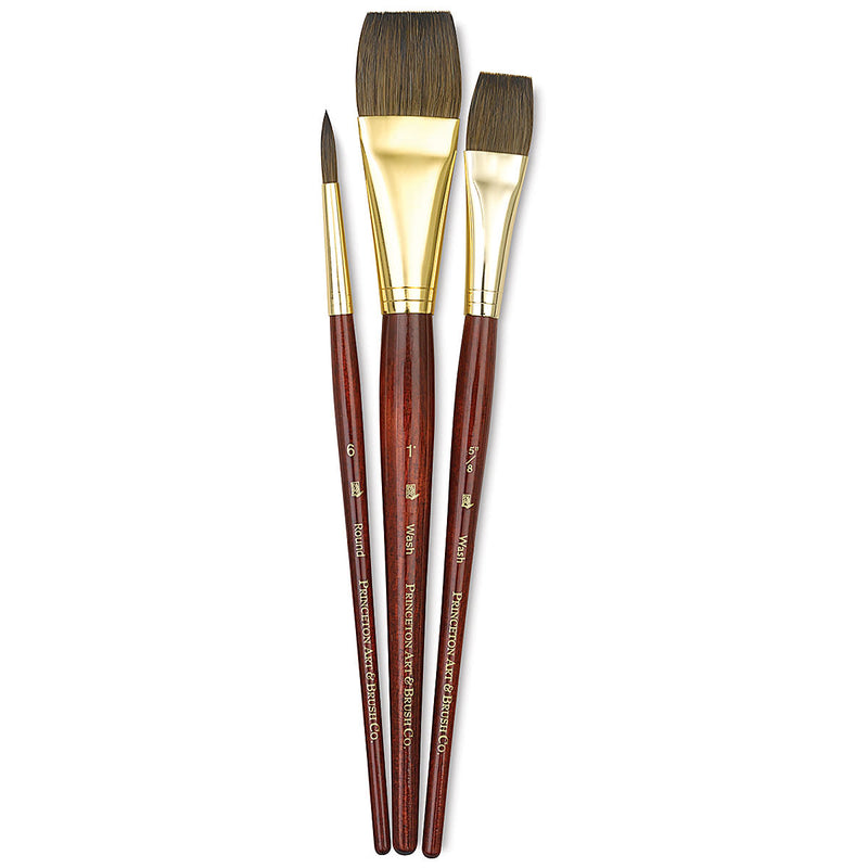 Princeton Real Value Natural Hair 9122 Brushes Set of 3