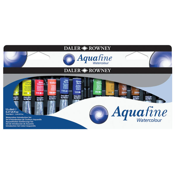 Daler Rowney Aquafine 12x8ml Introduction Paint Set