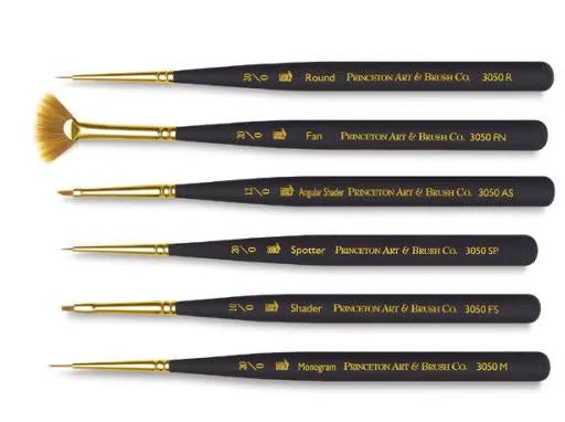 Princeton 3050 Mini-Detailer Brushes Set Of 6